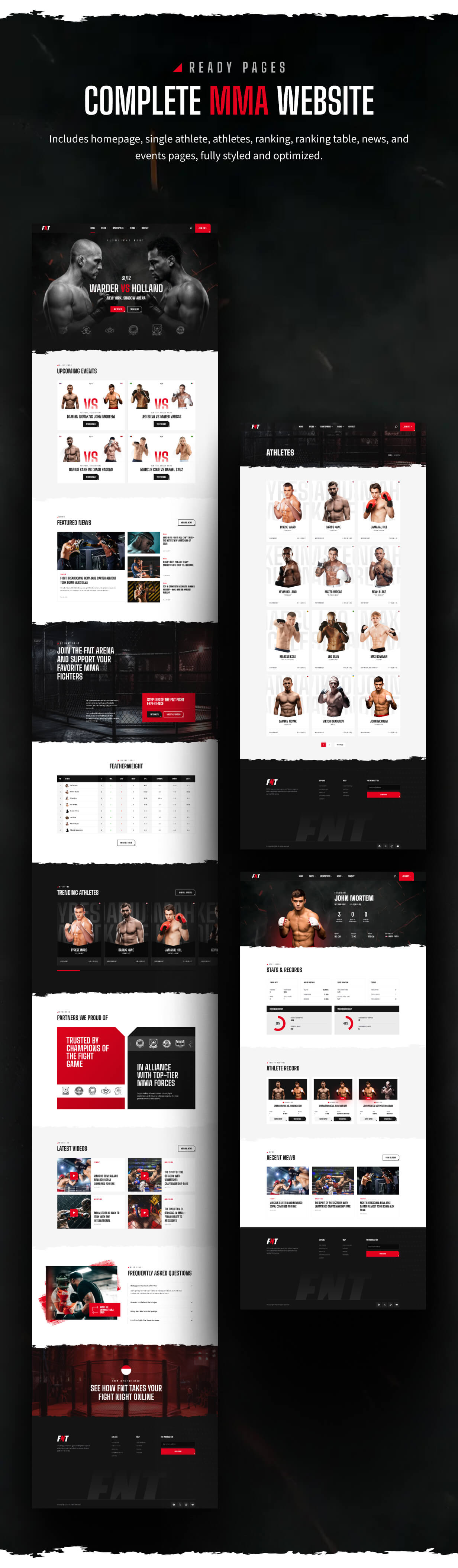 Vollständige MMA-Website