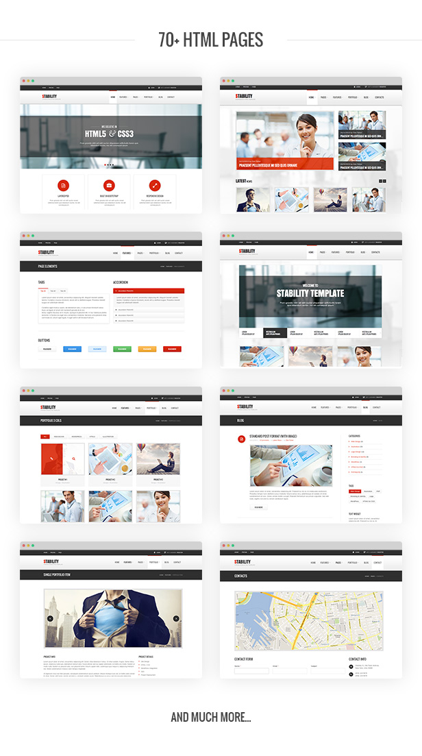 Stability - Responsive HTML5/CSS3 Template